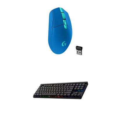 Logitech G305 Lightspeed Wireless Gaming Mouse, Hero Sensor, 12,000 DPI, Lightweight, 6 Programmable Buttons, 250h Battery, On-Board Memory, Compatible with PC, Mac - Black