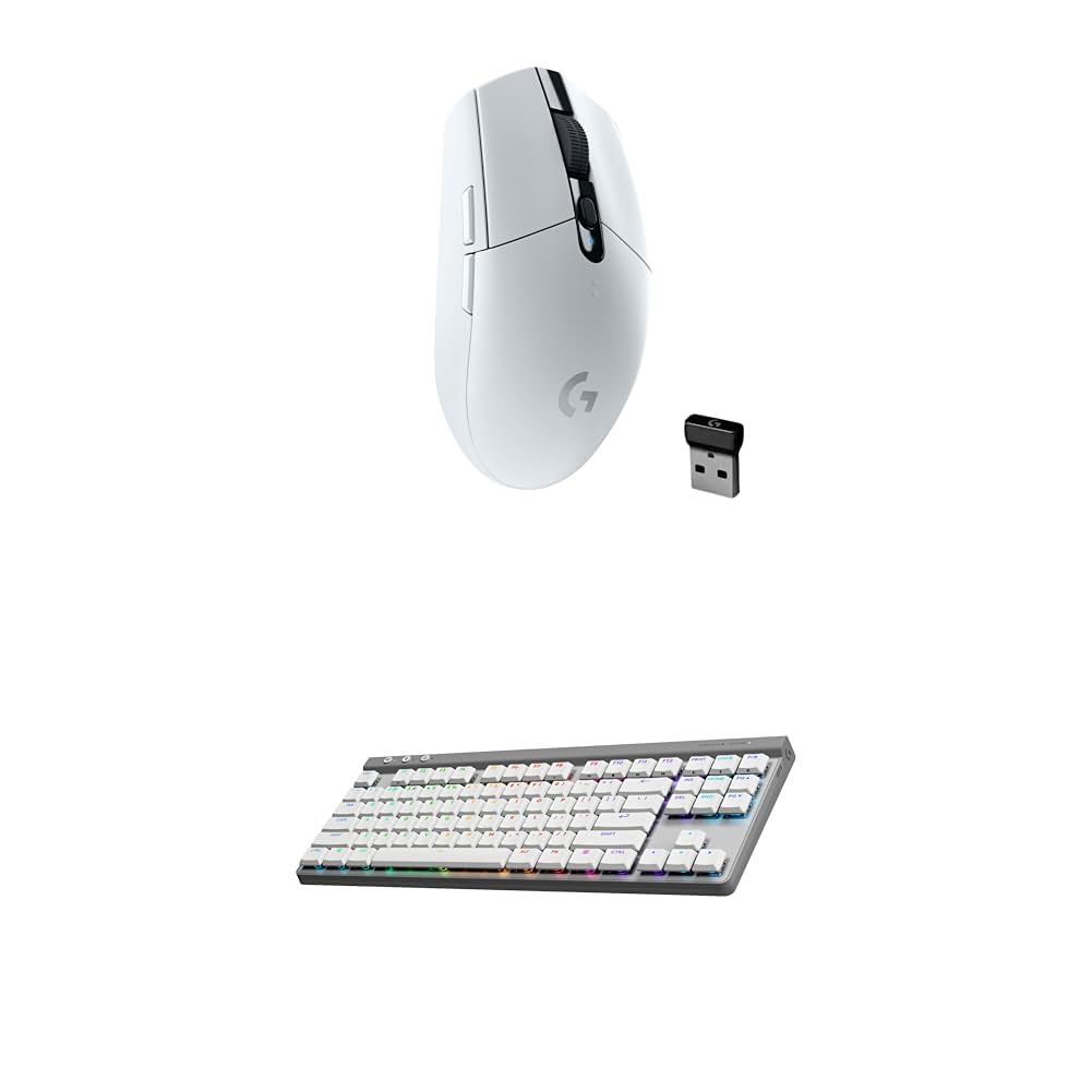 Logitech G305 Lightspeed Wireless Gaming Mouse, Hero Sensor, 12,000 DPI, Lightweight, 6 Programmable Buttons, 250h Battery, On-Board Memory, Compatible with PC, Mac - Black