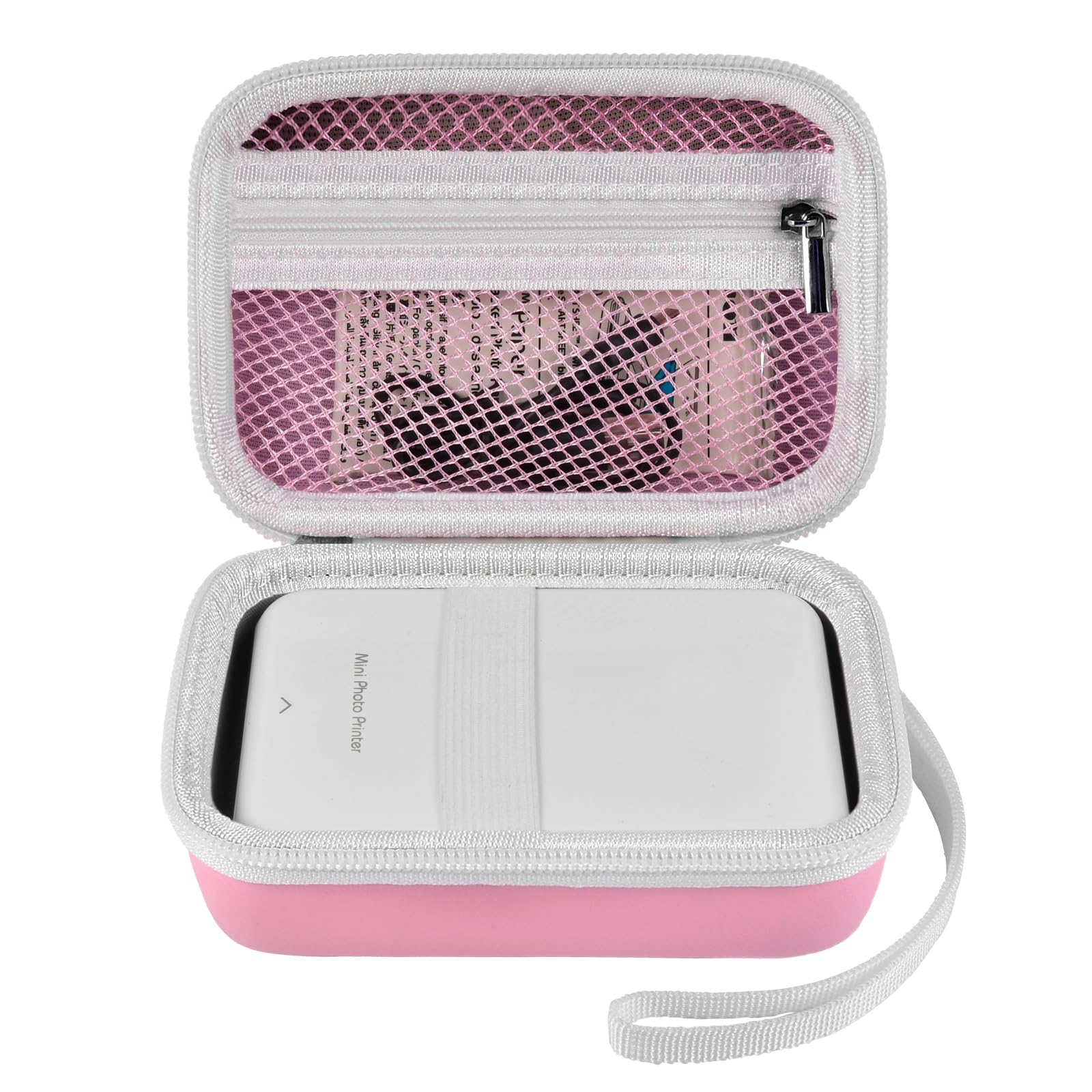 Case Compatible with Canon Ivy 2 Mini Photo Printer/for Kodak Step/for Ivy CLIQ+2 CLIQ 2, Mobile Wireless Bluetooth Instant Camera Printer Cover fits Photo Paper & Cable(Case Only)-Rose Gold
