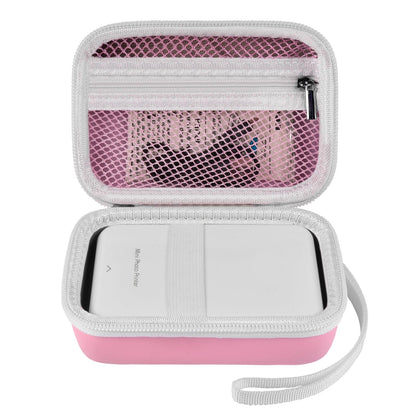 Case Compatible with Canon Ivy 2 Mini Photo Printer/for Kodak Step/for Ivy CLIQ+2 CLIQ 2, Mobile Wireless Bluetooth Instant Camera Printer Cover fits Photo Paper & Cable(Case Only)-Rose Gold