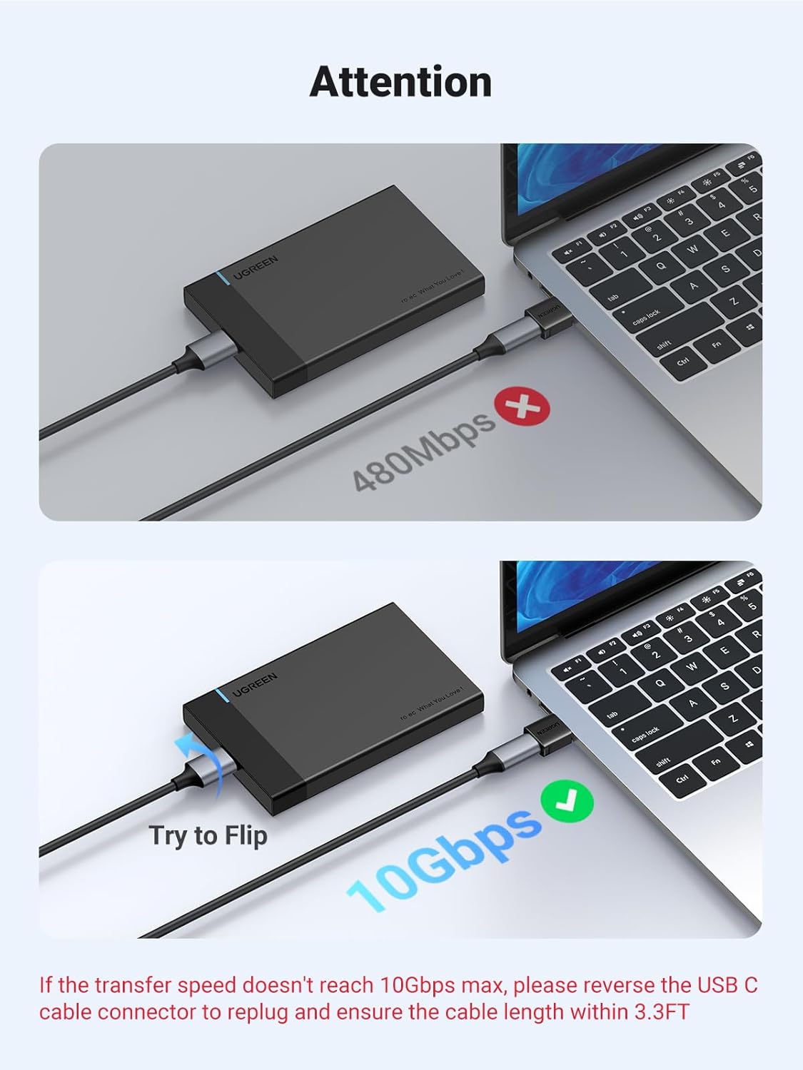 UGREEN USB to USB C Adapter 3Pack, USB C Female to USB Male Adapter 10Gbps Type C Converter for iPhone 17 16 15 14 13 Plus Pro Max,iPad Air Mini 6 7,Samsung Galaxy S23 S24,iPad Air,Black