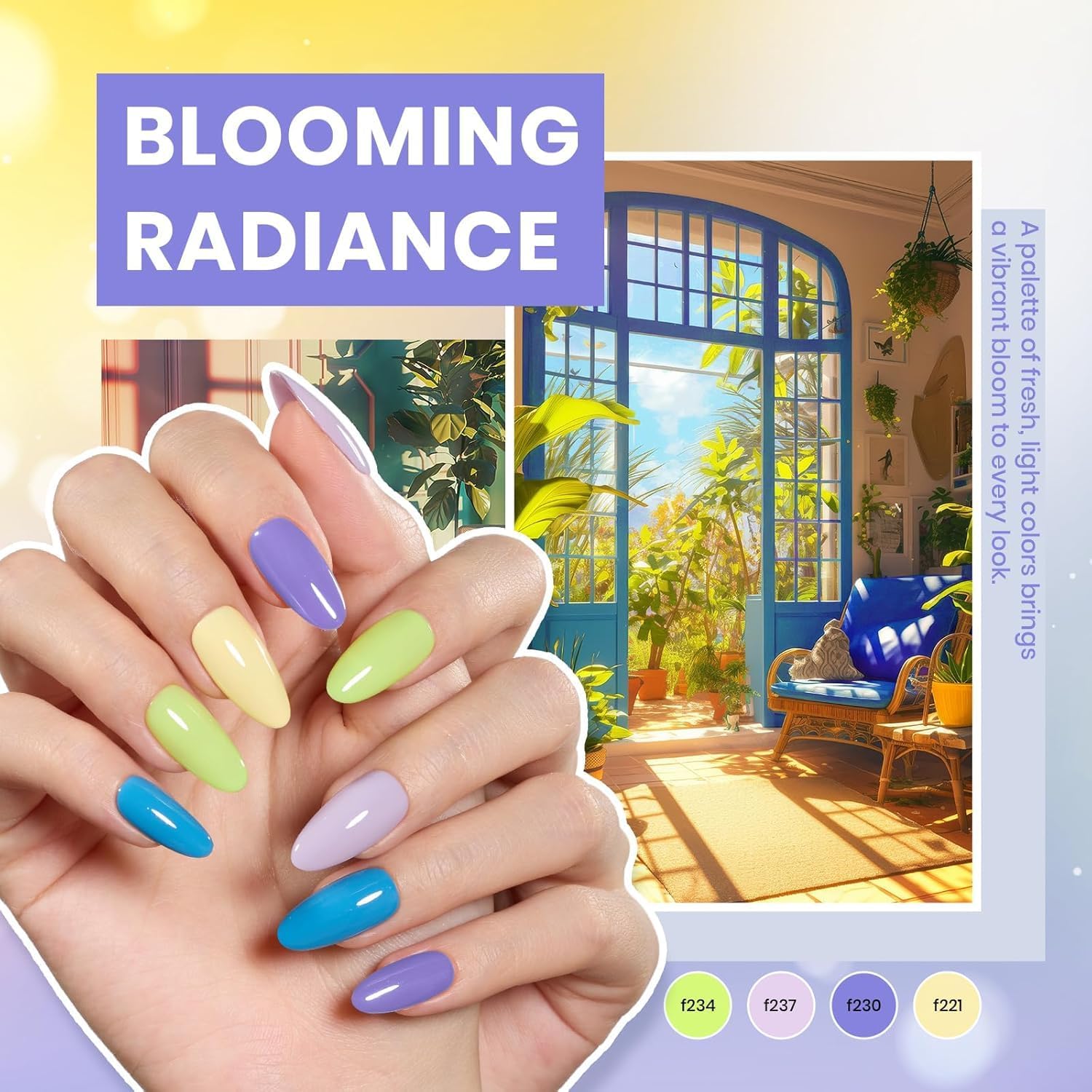 Beetles Gel Nail Polish Kit with U V Light - 80Pcs Color Enchantment 55 Colors Gel Polish Starter Kit with Base Top Coat DIY Nails Supply Stickers Manicure Tools Home Salon Gift for Women