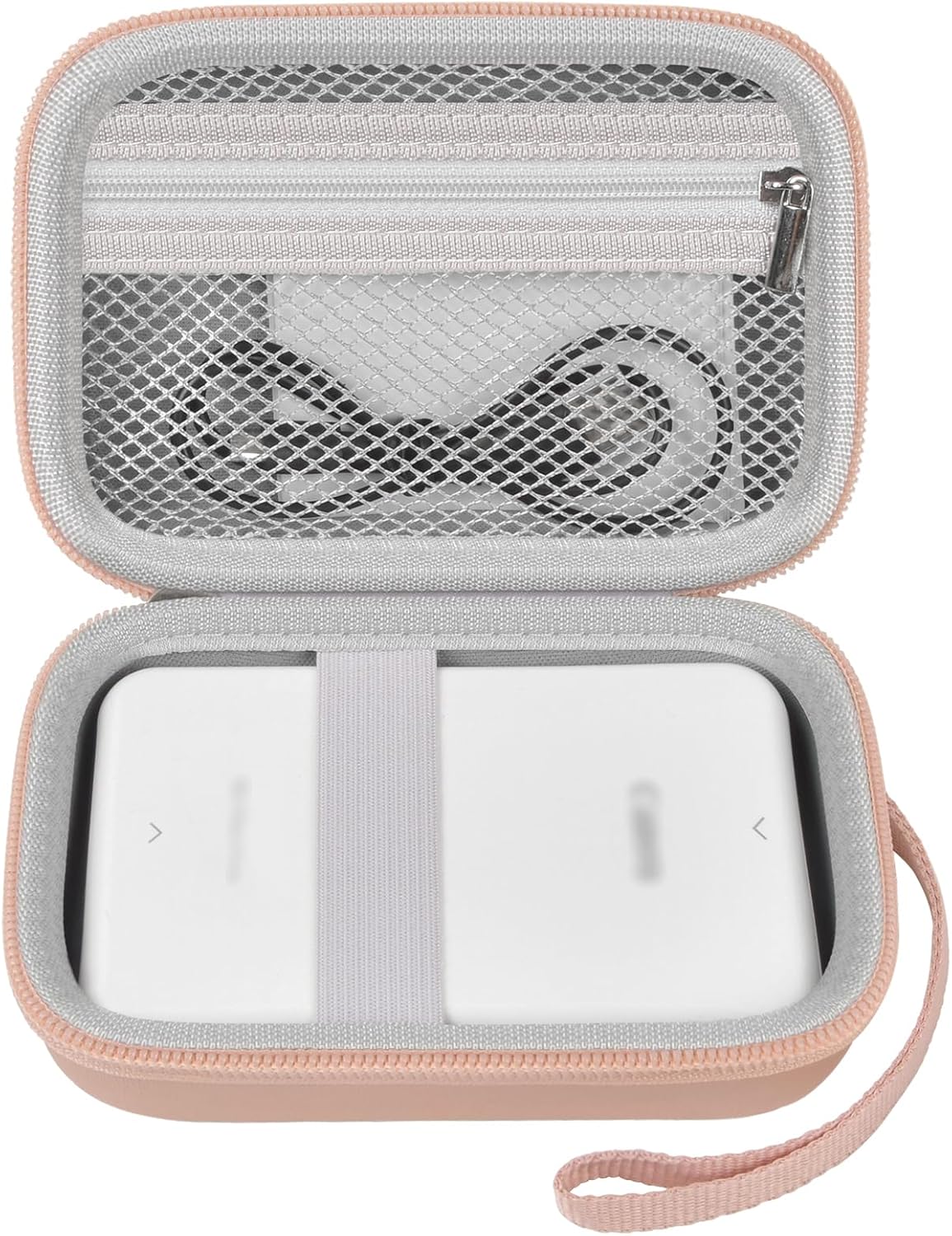 Case Compatible with Canon Ivy 2 Mini Photo Printer/for Kodak Step/for Ivy CLIQ+2 CLIQ 2, Mobile Wireless Bluetooth Instant Camera Printer Cover fits Photo Paper & Cable(Case Only)-Rose Gold