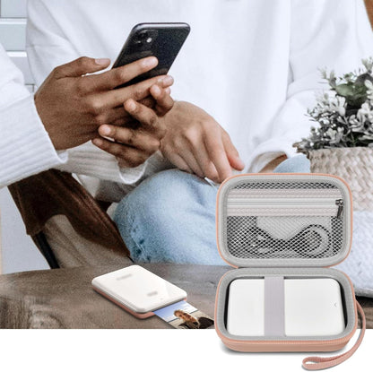 Case Compatible with Canon Ivy 2 Mini Photo Printer/for Kodak Step/for Ivy CLIQ+2 CLIQ 2, Mobile Wireless Bluetooth Instant Camera Printer Cover fits Photo Paper & Cable(Case Only)-Rose Gold
