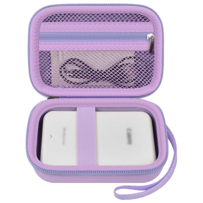Case Compatible with Canon Ivy 2 Mini Photo Printer/for Kodak Step/for Ivy CLIQ+2 CLIQ 2, Mobile Wireless Bluetooth Instant Camera Printer Cover fits Photo Paper & Cable(Case Only)-Rose Gold